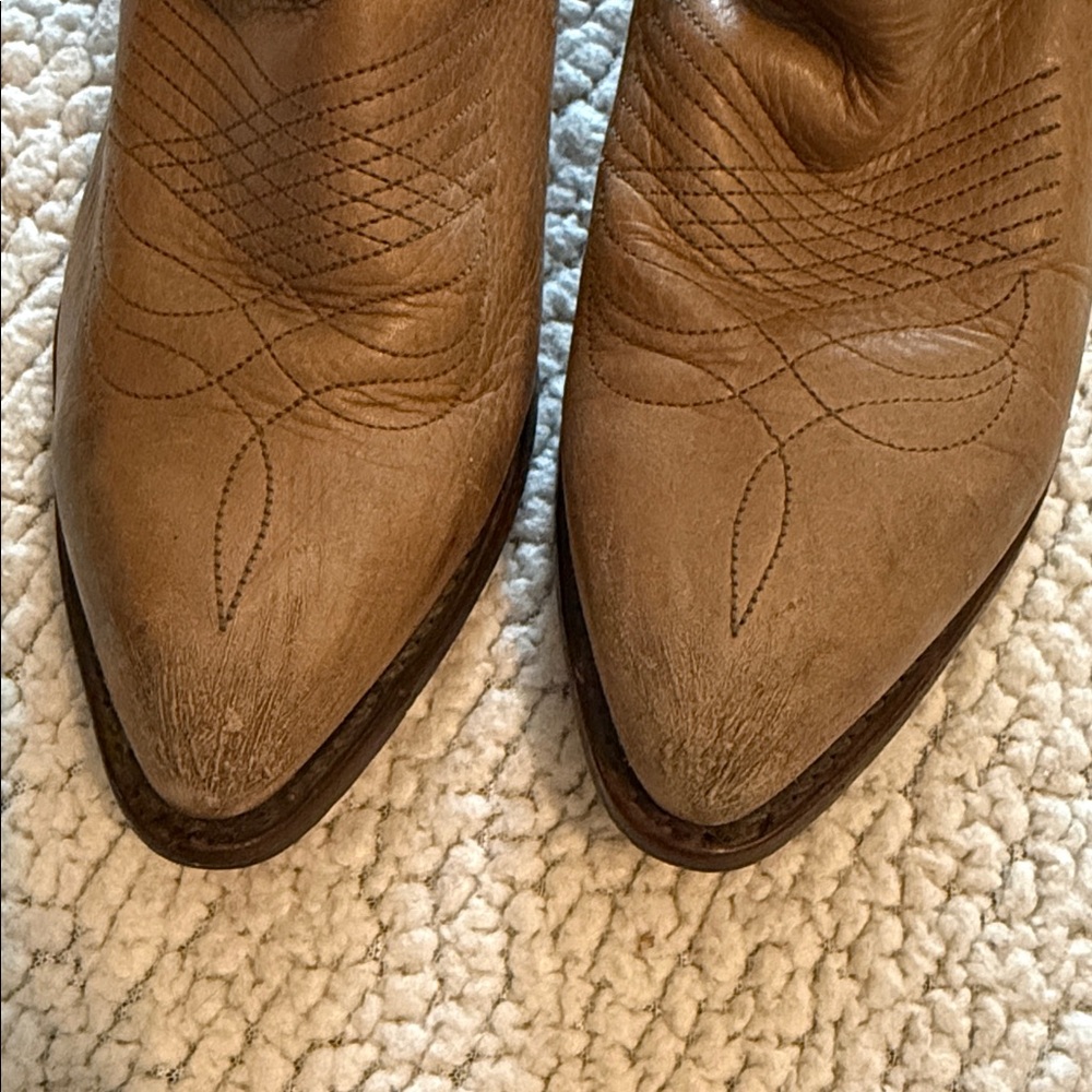 Frye Billy Short Western Ankle Boots Booties Size 6.5 - Picture 8 of 8